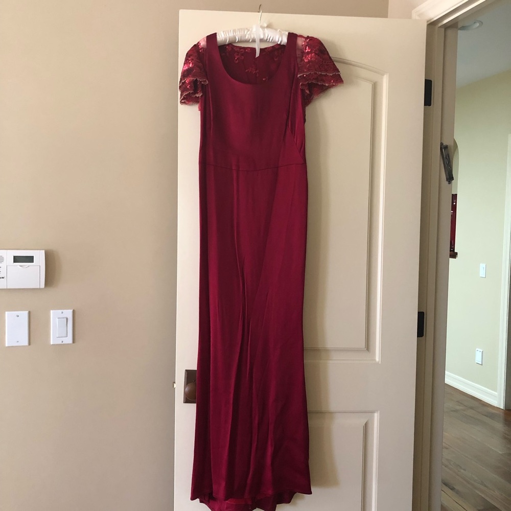 Escada custom gown.